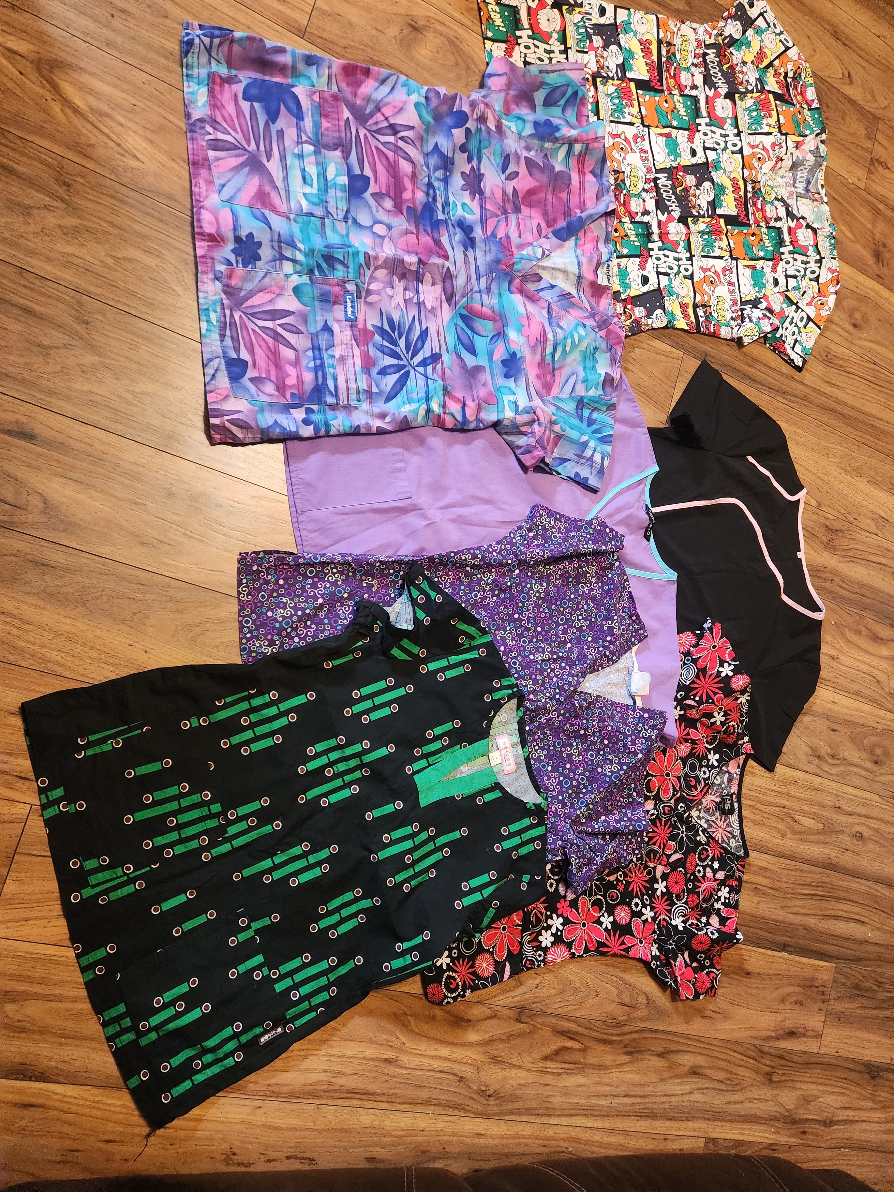 Scrub Floral Scrub Tops Bundle Scrub Floral Scrub Tops Bundle